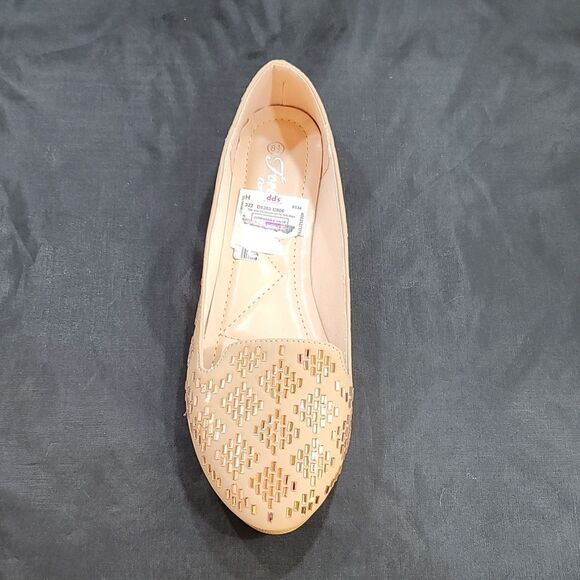 BRAND NEW FOREVER COMFORT RHINESTONE EMBROIDERED SLIP-ON WOMEN"S BALLET FLAT - Picture 8 of 16